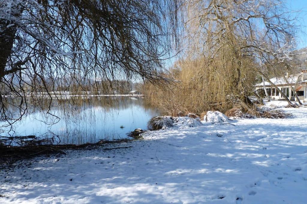 Cottage Les Pyrenees Au Bord De L'Eau Barbazan Exterior foto